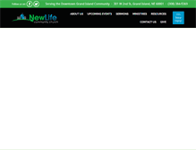 Tablet Screenshot of newlifechurchgi.com